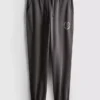 Pantaloni de Trening cu manșete, din amestec de bumbac, cu imprimeu