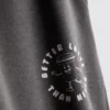 Pantaloni de Trening cu manșete, din amestec de bumbac, cu imprimeu