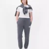 Pantaloni de trening cu manșete și imprimeu Pantaloni de trening cu manșete și imprimeu
