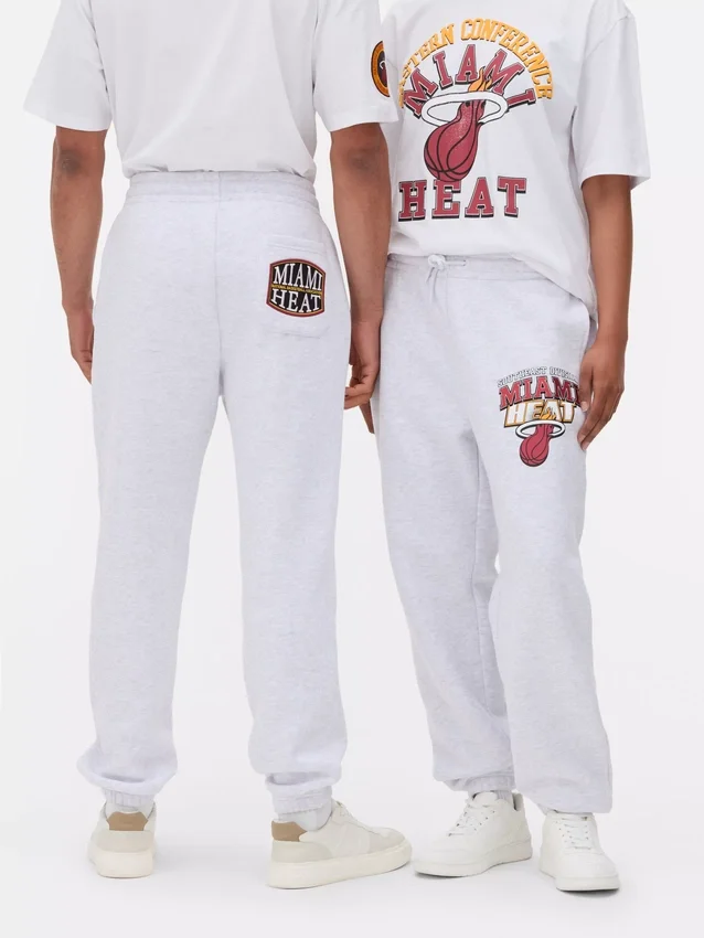 Pantaloni de trening cu șnur NBA Miami Heat Pantaloni de trening cu șnur NBA Miami Heat