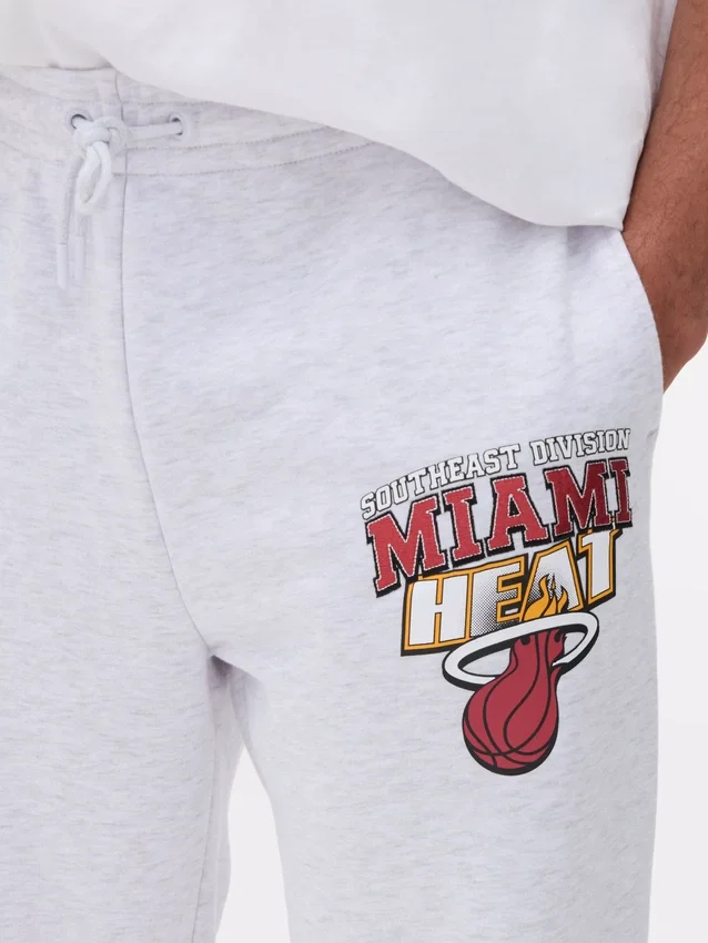 Pantaloni de trening cu șnur NBA Miami Heat Pantaloni de trening cu șnur NBA Miami Heat