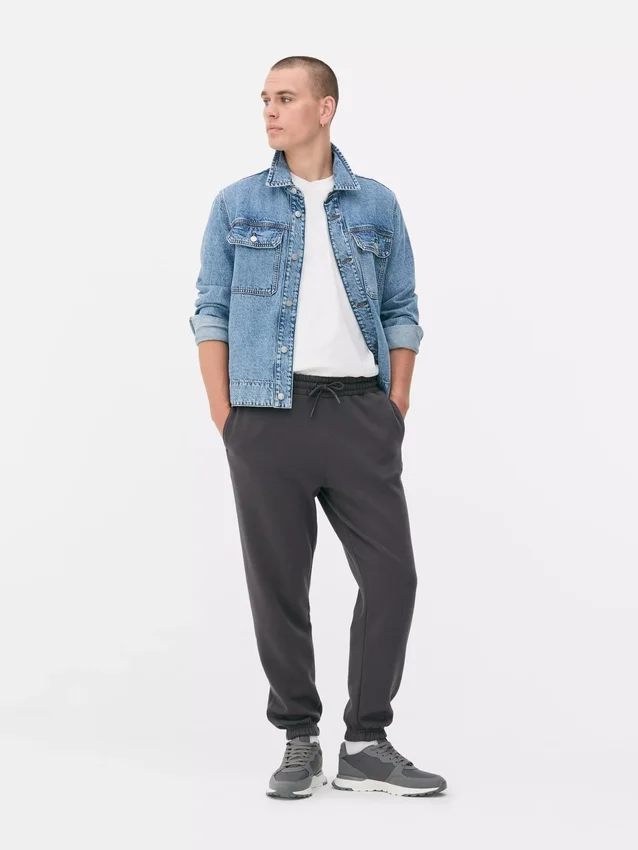 Pantaloni de Trening cu talie elastică și manșete Pantaloni de Trening cu talie elastică și manșete