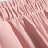 Pantaloni de trening din amestec de bumbac, cu croi larg Pantaloni de trening din amestec de bumbac, cu croi larg