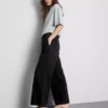 Pantaloni de Trening din denim cu croi drept Pantaloni de Trening din denim cu croi drept