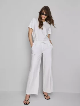 Pantaloni de Trening din denim cu croi drept