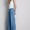 Pantaloni de Trening din denim cu croi drept Pantaloni de Trening din denim cu croi drept