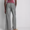 Pantaloni de Trening din denim cu croi drept Pantaloni de Trening din denim cu croi drept