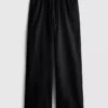 Pantaloni de Trening din denim cu croi drept Pantaloni de Trening din denim cu croi drept