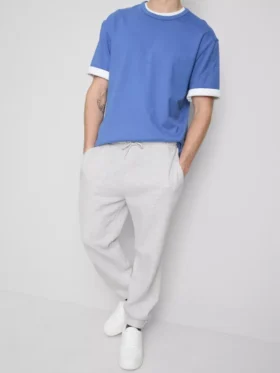Pantaloni de Trening elastici la talie, cu manșete