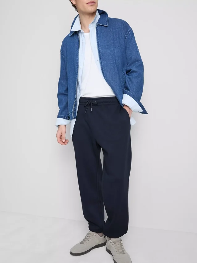 Pantaloni de Trening elastici la talie, cu manșete Pantaloni de Trening elastici la talie, cu manșete