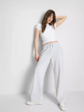 Pantaloni de trening esențiali cu croi drept