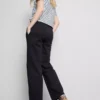 Pantaloni de trening esențiali cu croi drept Pantaloni de trening esențiali cu croi drept