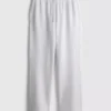 Pantaloni de trening esențiali cu croi drept Pantaloni de trening esențiali cu croi drept
