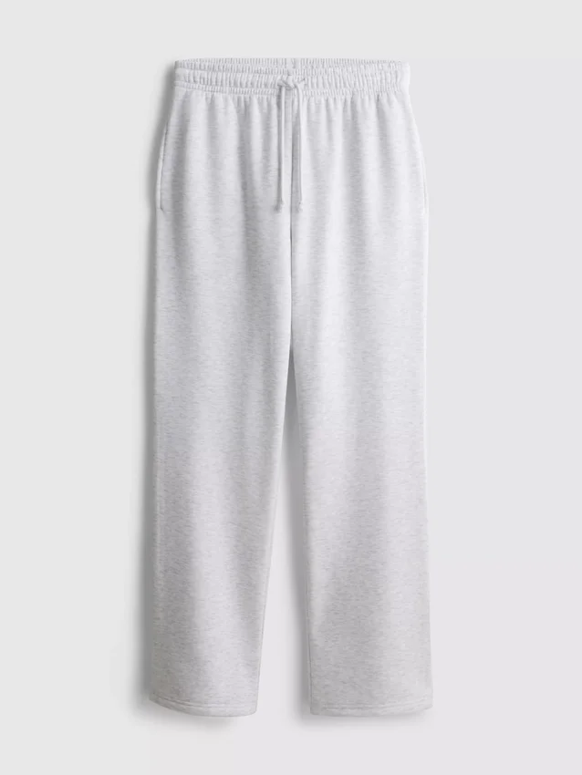 Pantaloni de trening esențiali cu croi drept Pantaloni de trening esențiali cu croi drept
