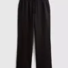 Pantaloni de trening esențiali cu croi drept Pantaloni de trening esențiali cu croi drept