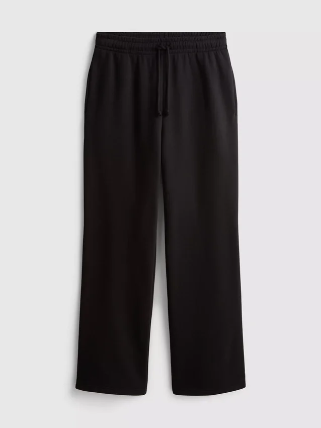 Pantaloni de trening esențiali cu croi drept Pantaloni de trening esențiali cu croi drept