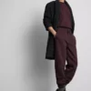 Pantaloni de Trening esențiali cu manșete și șnur Pantaloni de Trening esențiali cu manșete și șnur