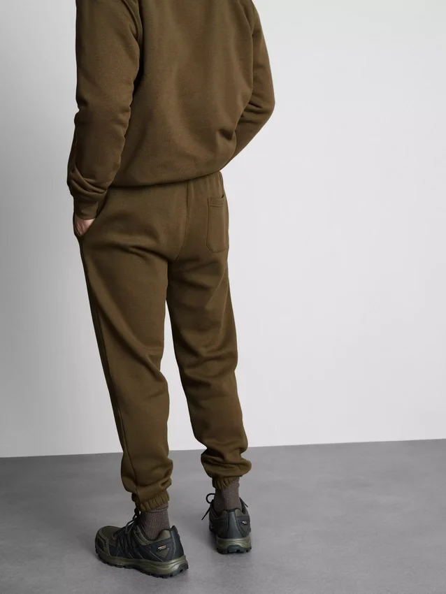 Pantaloni de Trening esențiali cu manșete și șnur Pantaloni de Trening esențiali cu manșete și șnur