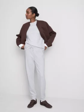 Pantaloni de Trening skinny din amestec de bumbac