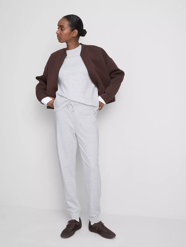 Pantaloni de Trening skinny din amestec de bumbac Pantaloni de Trening skinny din amestec de bumbac