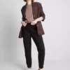 Pantaloni de Trening skinny din amestec de bumbac Pantaloni de Trening skinny din amestec de bumbac