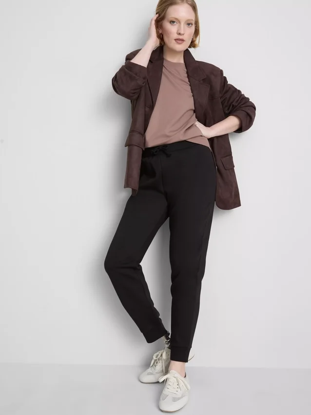 Pantaloni de Trening skinny din amestec de bumbac Pantaloni de Trening skinny din amestec de bumbac