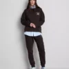 Pantaloni de Trening skinny din amestec de bumbac, cu imprimeu Pantaloni de Trening skinny din amestec de bumbac, cu imprimeu