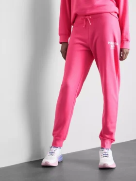 Pantaloni de Trening skinny din amestec de bumbac, cu imprimeu
