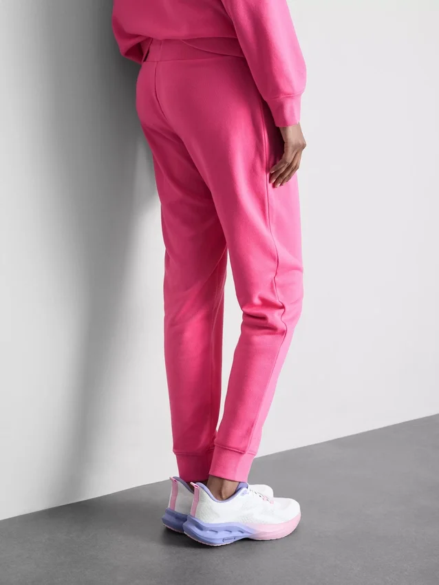 Pantaloni de Trening skinny din amestec de bumbac, cu imprimeu Pantaloni de Trening skinny din amestec de bumbac, cu imprimeu