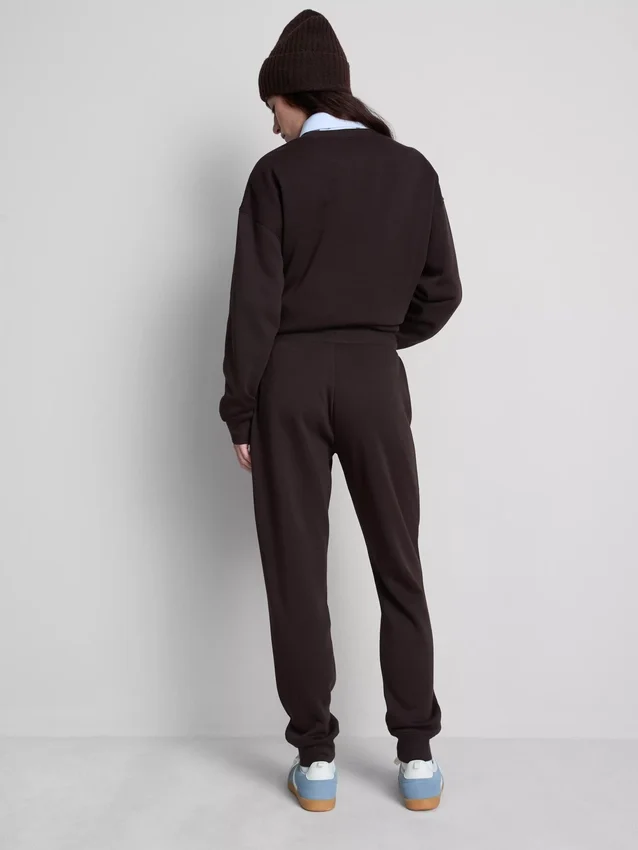 Pantaloni de Trening skinny din amestec de bumbac, cu imprimeu Pantaloni de Trening skinny din amestec de bumbac, cu imprimeu