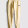 Pantaloni de Trening skinny din amestec de bumbac, cu imprimeu Pantaloni de Trening skinny din amestec de bumbac, cu imprimeu