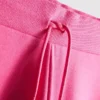 Pantaloni de Trening skinny din amestec de bumbac, cu imprimeu Pantaloni de Trening skinny din amestec de bumbac, cu imprimeu