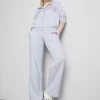 Pantaloni de Trening sport din amestec de bumbac, cu croi larg Pantaloni de Trening sport din amestec de bumbac, cu croi larg