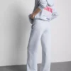 Pantaloni de Trening sport din amestec de bumbac, cu croi larg Pantaloni de Trening sport din amestec de bumbac, cu croi larg