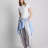 Pantaloni de Trening tip harem cu conținut ridicat de bumbac Pantaloni de Trening tip harem cu conținut ridicat de bumbac