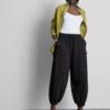 Pantaloni de Trening tip harem cu conținut ridicat de bumbac Pantaloni de Trening tip harem cu conținut ridicat de bumbac