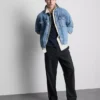 Pantaloni din amestec de in