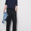 Pantaloni din amestec de in