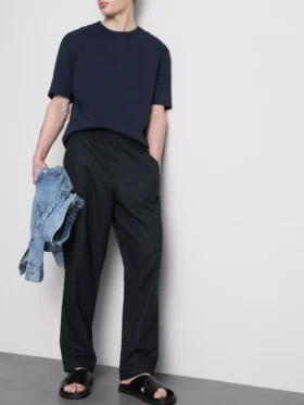 Pantaloni din amestec de in