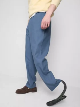 Pantaloni din amestec de in