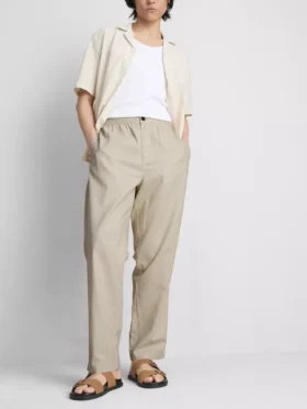 Pantaloni din amestec de in