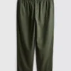 Pantaloni din amestec de in