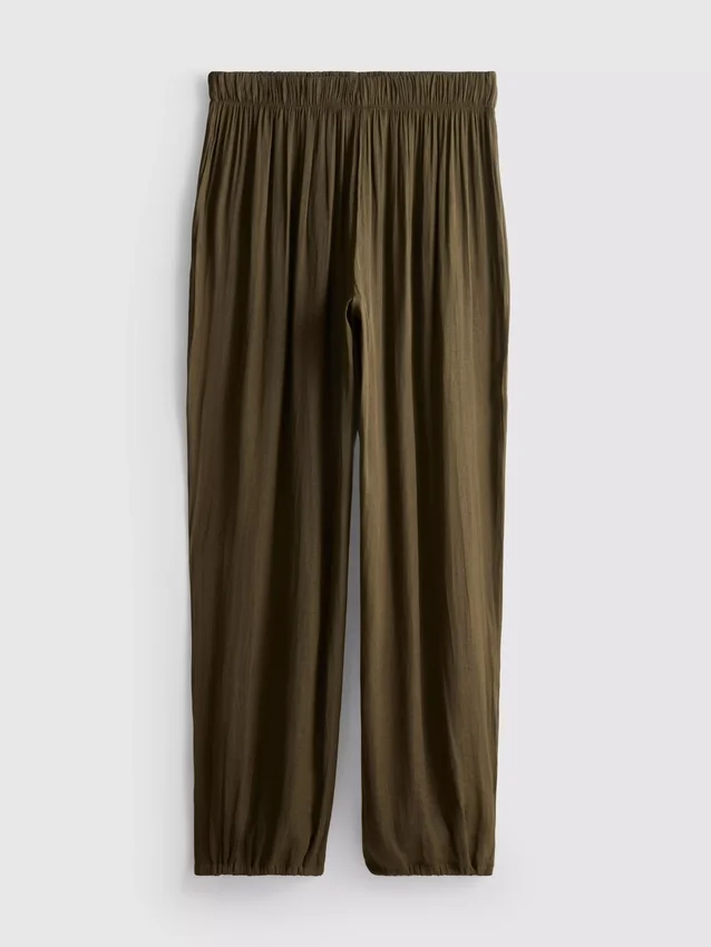 Pantaloni din satin cu manșete „The Edit” Pantaloni din satin cu manșete „The Edit”