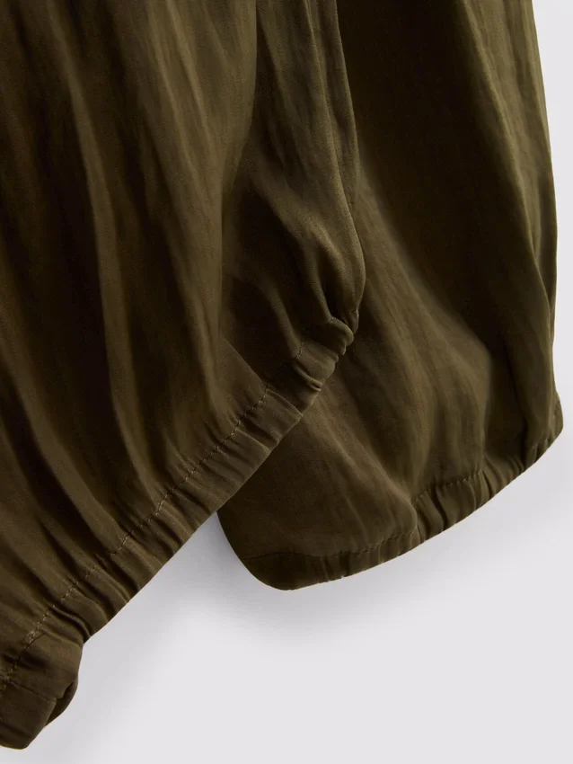 Pantaloni din satin cu manșete „The Edit” Pantaloni din satin cu manșete „The Edit”