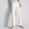 Pantaloni drepți cu efect de șifonare Pantaloni drepți cu efect de șifonare