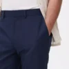 Pantaloni formali din sargă, croială slim