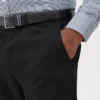 Pantaloni formali din sargă, croială slim