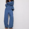 Pantaloni harem din denim cu conținut ridicat de bumbac de la Paula Echevarría Pantaloni harem din denim cu conținut ridicat de bumbac de la Paula Echevarría