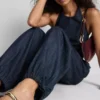 Pantaloni harem din denim cu conținut ridicat de bumbac de la Paula Echevarría Pantaloni harem din denim cu conținut ridicat de bumbac de la Paula Echevarría