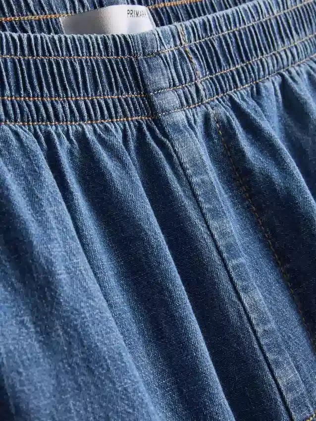 Pantaloni harem din denim cu conținut ridicat de bumbac de la Paula Echevarría Pantaloni harem din denim cu conținut ridicat de bumbac de la Paula Echevarría